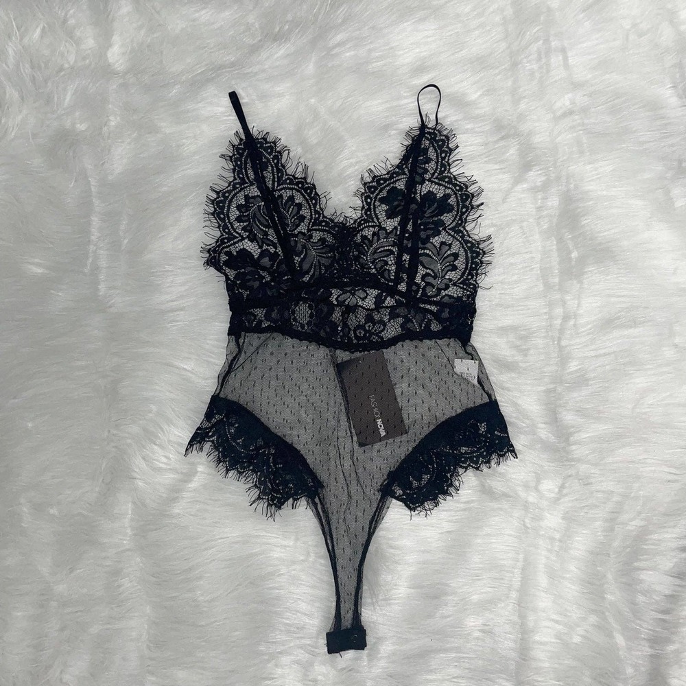 Nwt fashionnova lingerie teddy size XS